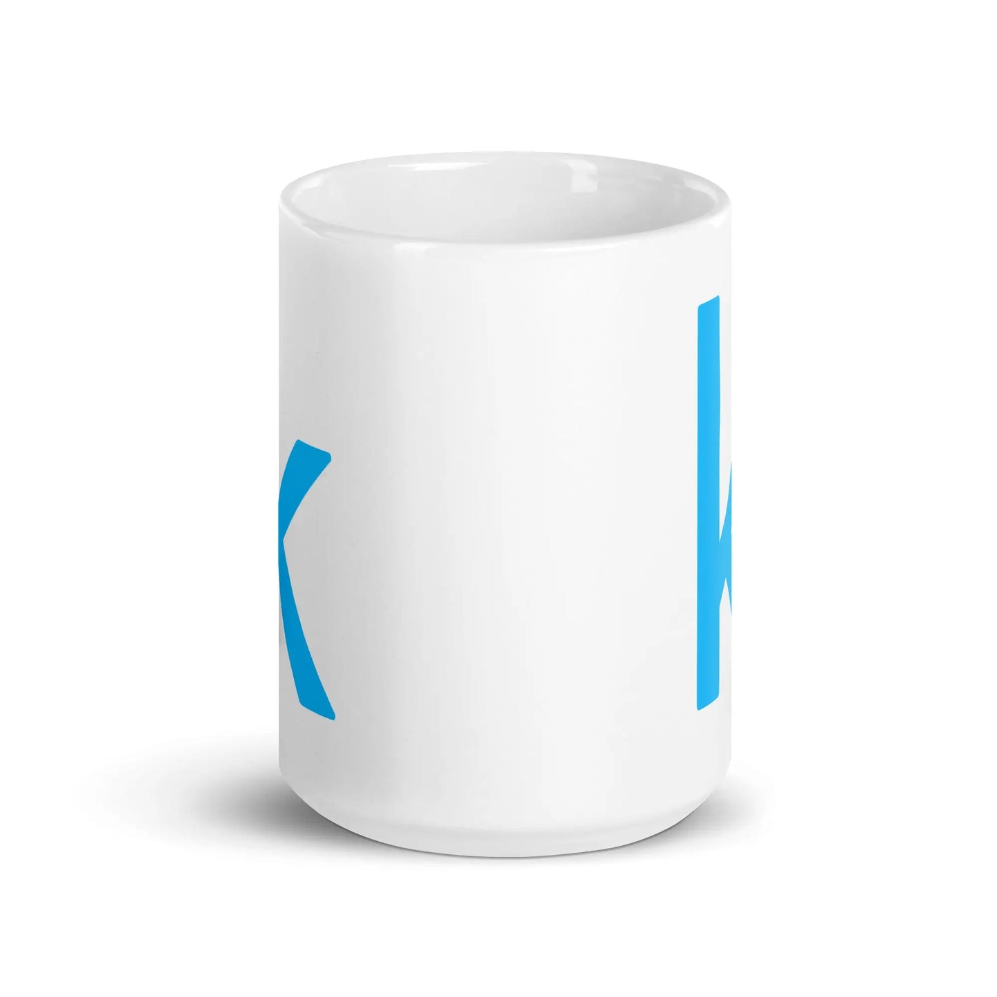 Kaggle Icons White Glossy Mug