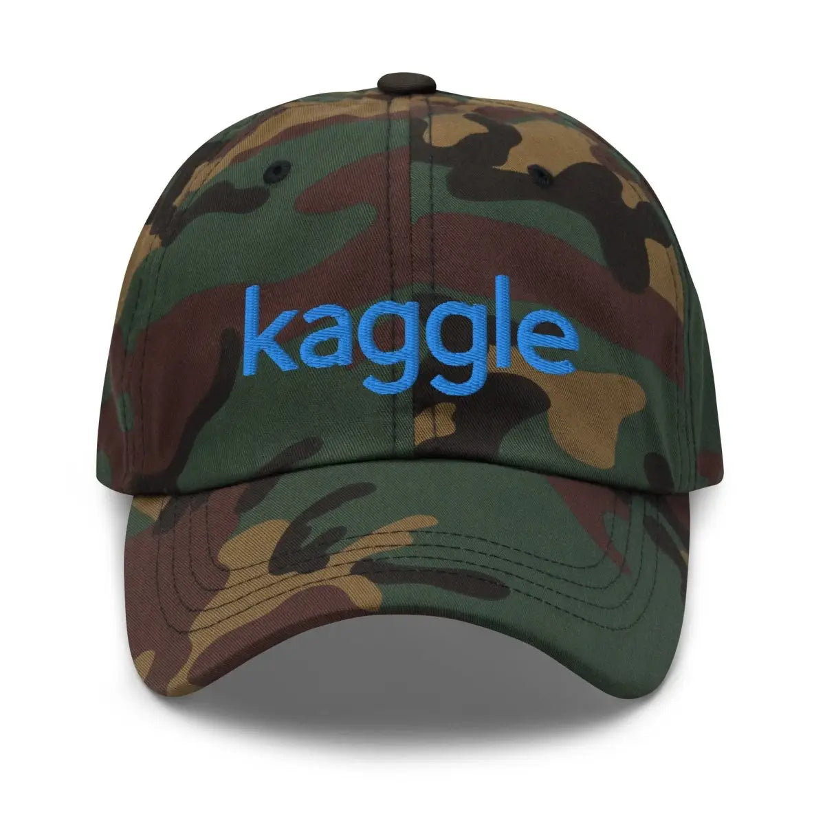 Kaggle Logo Cap - Green Camo