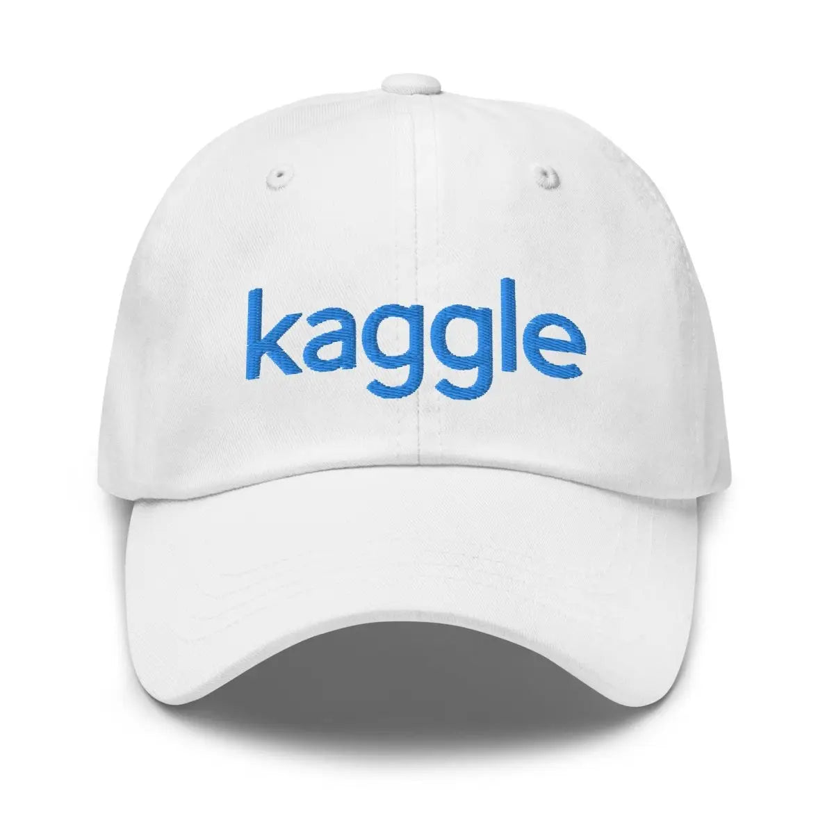 Kaggle Logo Cap - White