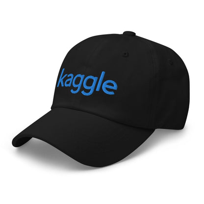 Kaggle Logo Embroidered Cap - Black - AI Store
