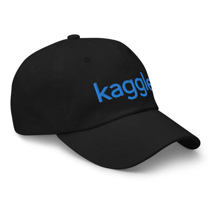 Kaggle Logo Embroidered Cap - Black - AI Store