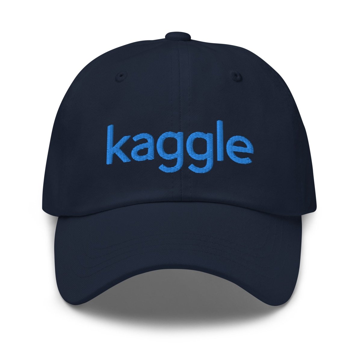 Kaggle Logo Embroidered Cap - Navy - AI Store