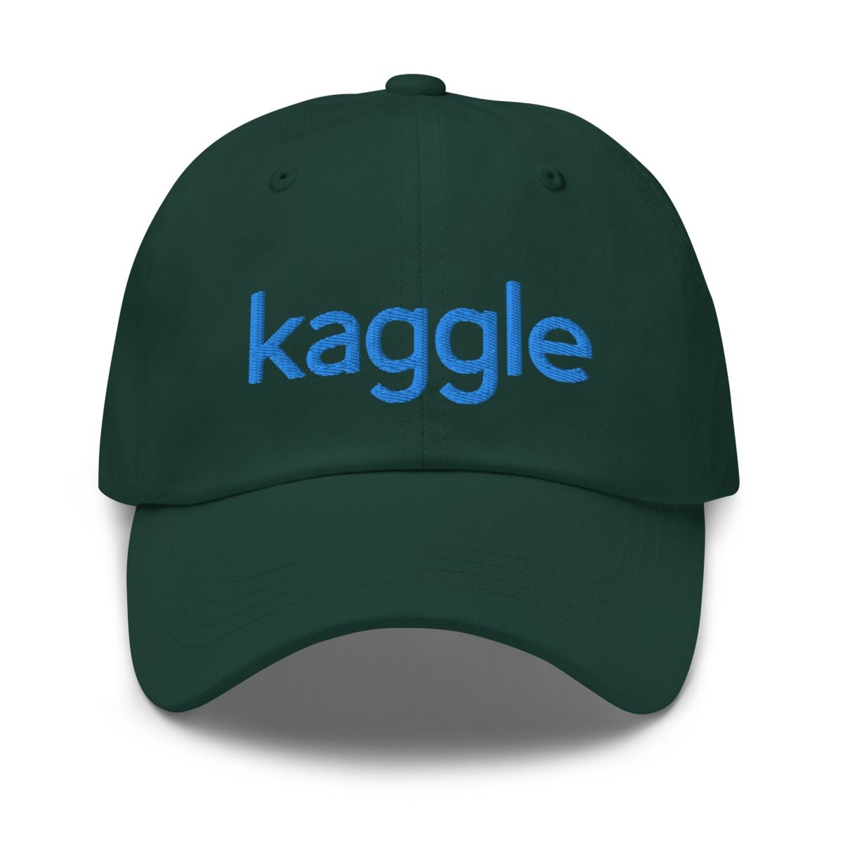 Kaggle Logo Embroidered Cap - Spruce - AI Store