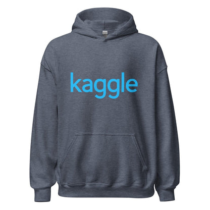 Kaggle Logo Hoodie (unisex) - Heather Sport Dark Navy - AI Store