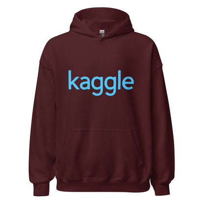 Kaggle Logo Hoodie (unisex) - Maroon - AI Store