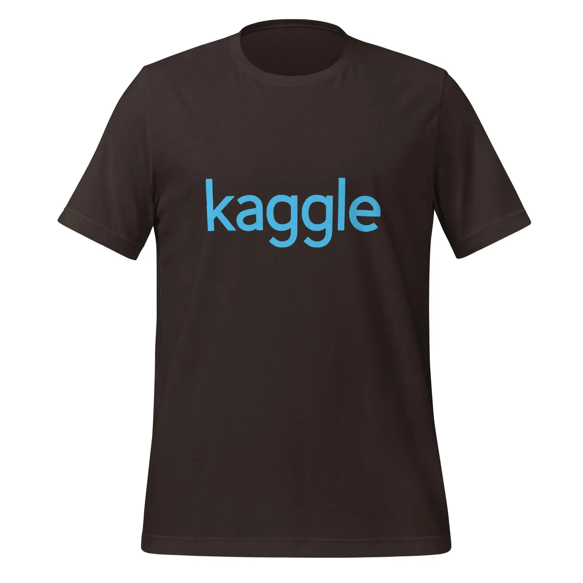 Kaggle Logo T-Shirt (unisex) - Brown / M