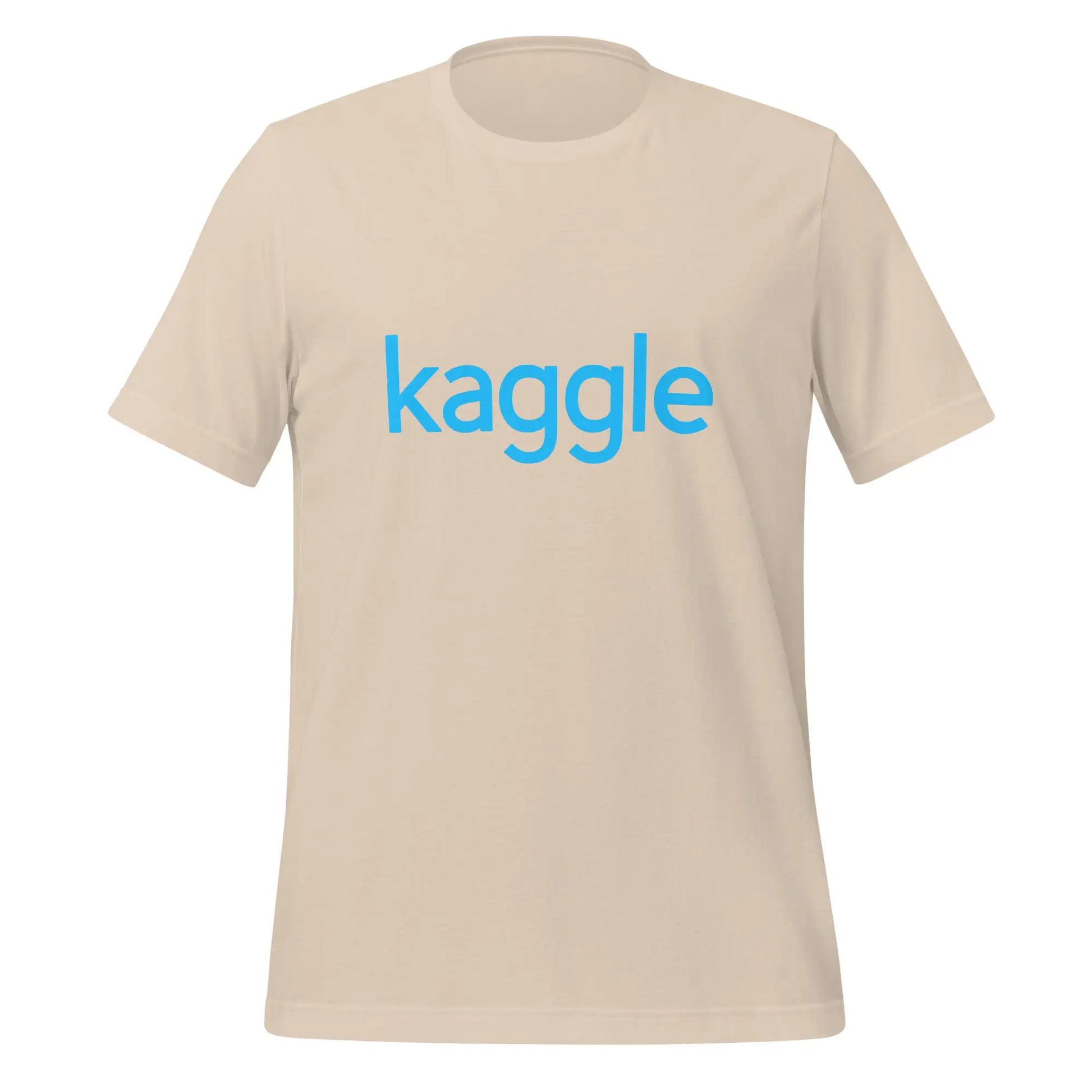 Kaggle Logo T-Shirt (unisex) - Soft Cream / M