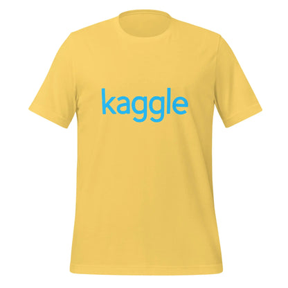 Kaggle Logo T-Shirt (unisex) - Yellow / M