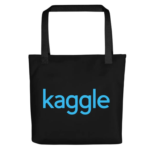 The Kaggle Logo Tote Bag.