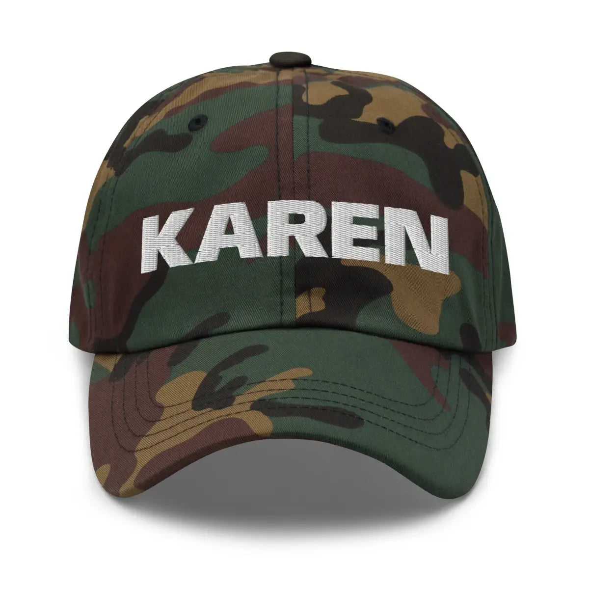 The Karen Cap Green Camo.