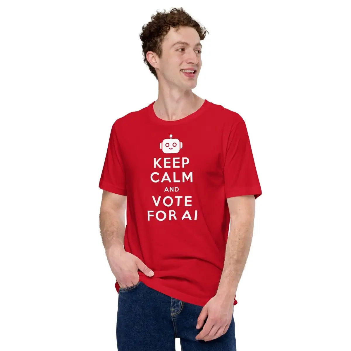 The Keep Calm and Vote for Ai T-shirt (unisex).