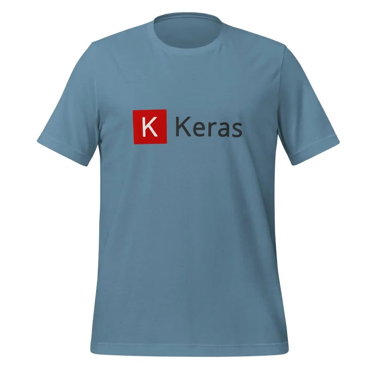 Keras Black Logo T-Shirt (unisex) - Steel Blue / M