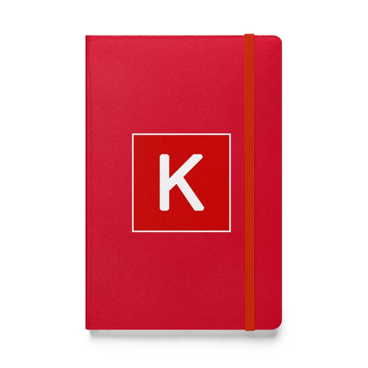 Keras Icon Hardcover Bound Notebook - Red - AI Store