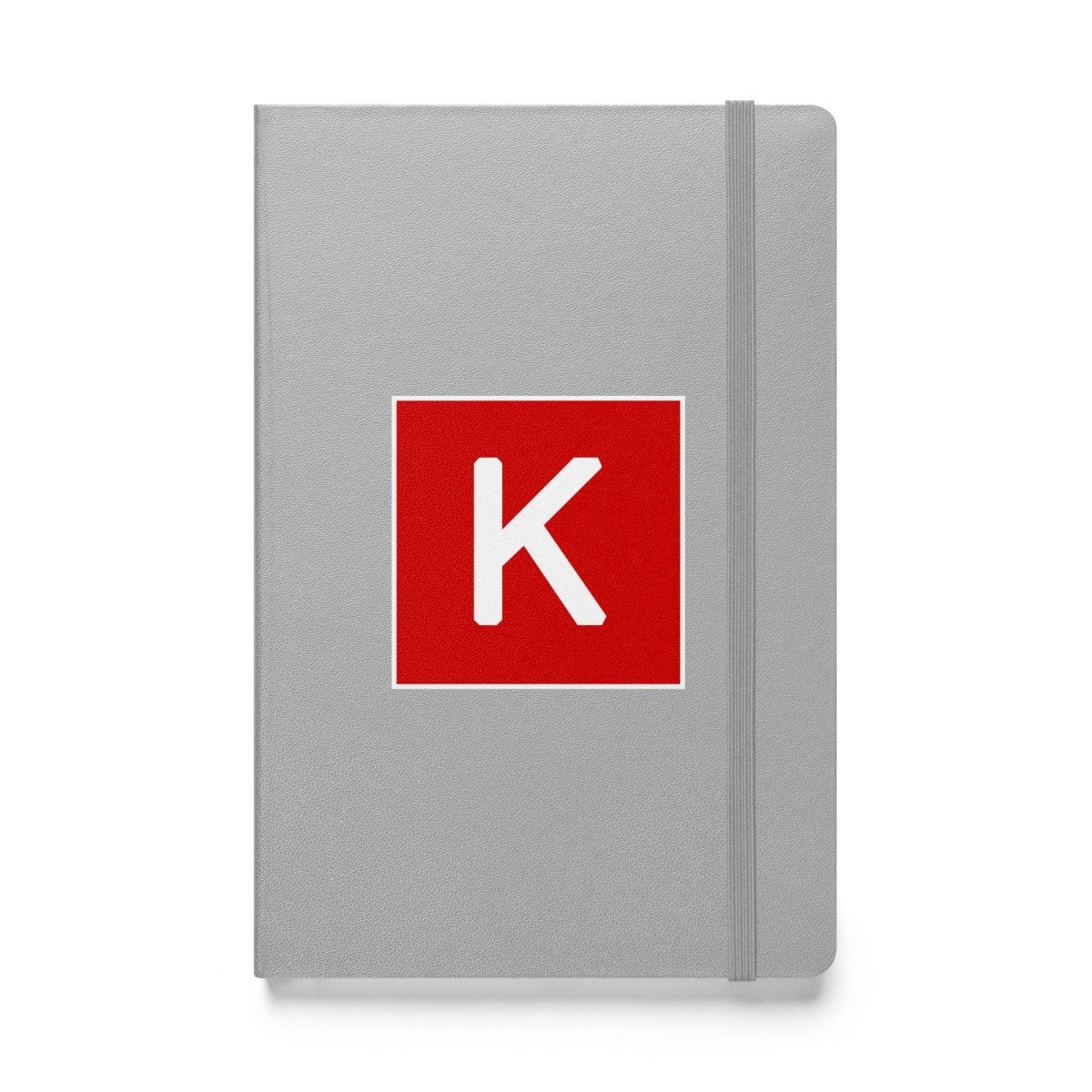 Keras Icon Hardcover Bound Notebook - Silver - AI Store