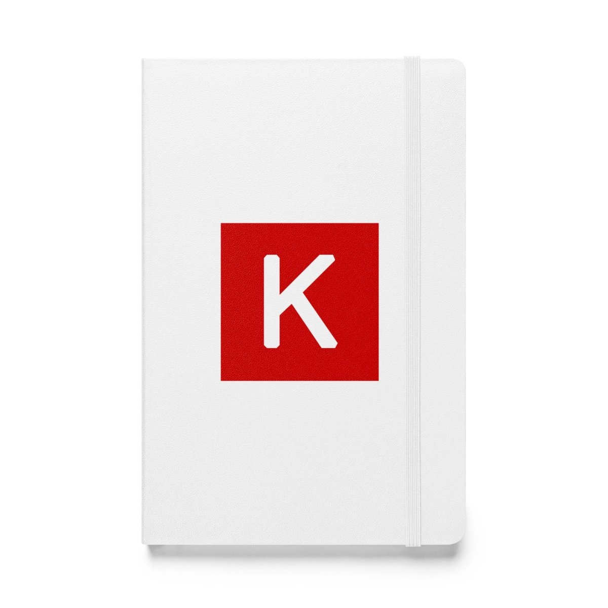 Keras Icon Hardcover Bound Notebook - White - AI Store