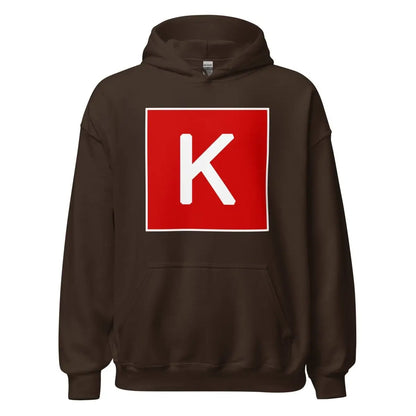 Keras Icon Hoodie (unisex) - Dark Chocolate / M