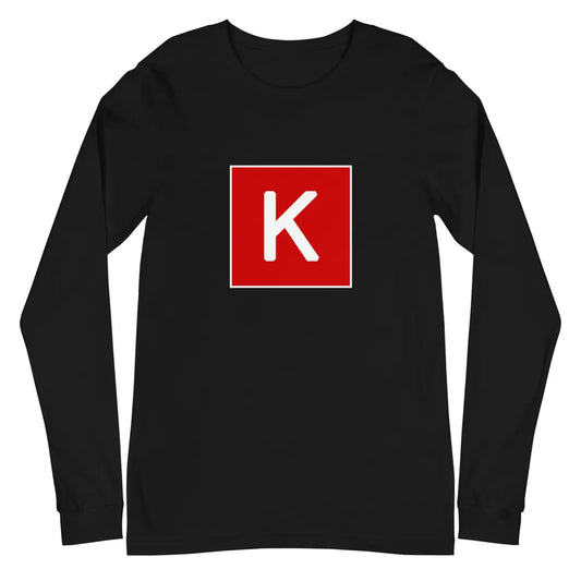 Keras Icon Long Sleeve T-Shirt (unisex) - Black / M