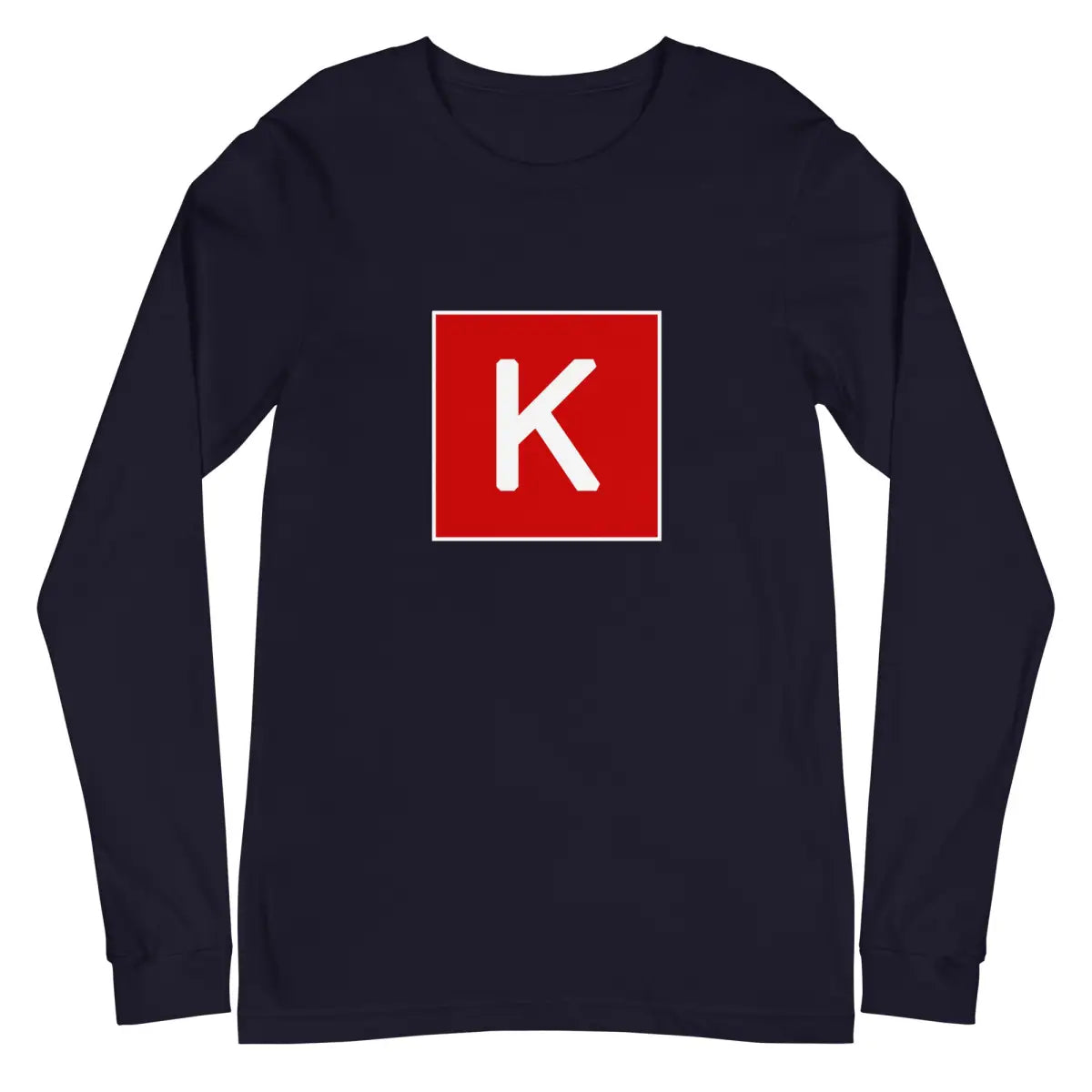 Keras Icon Long Sleeve T-Shirt (unisex) - Navy / M