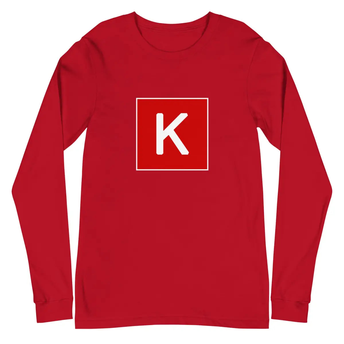 Keras Icon Long Sleeve T-Shirt (unisex) - Red / M