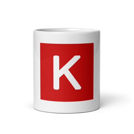 Keras Icon White Glossy Mug - 11 oz - AI Store