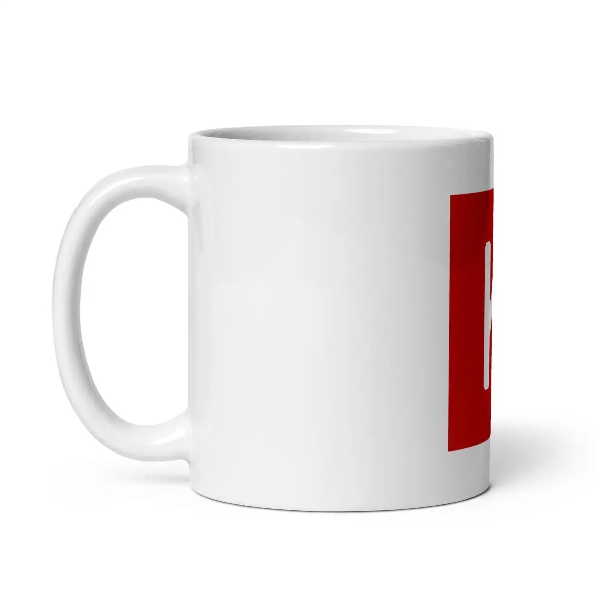 Keras Icon White Glossy Mug