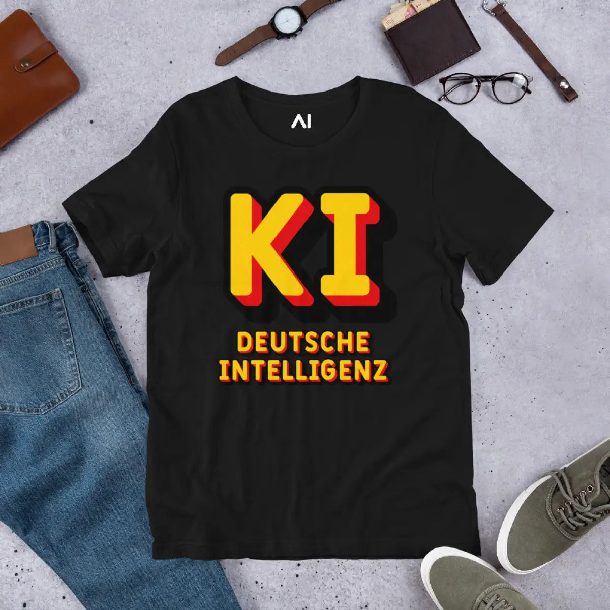 KI Deutsche Intelligenz T-Shirt (unisex)