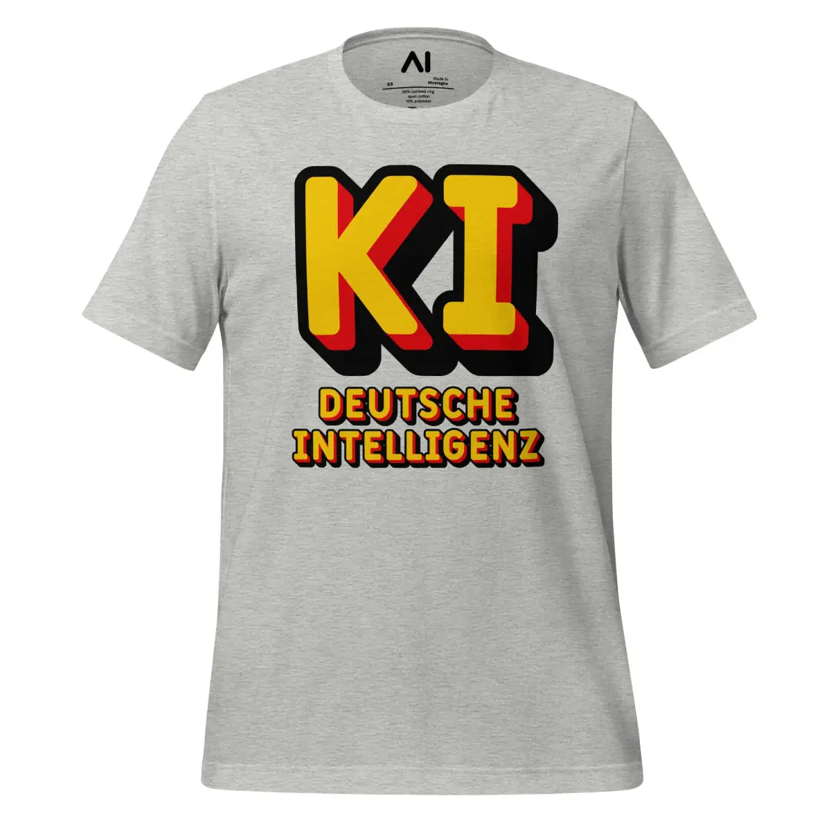 KI Deutsche Intelligenz T-Shirt (unisex) - Athletic Heather / M