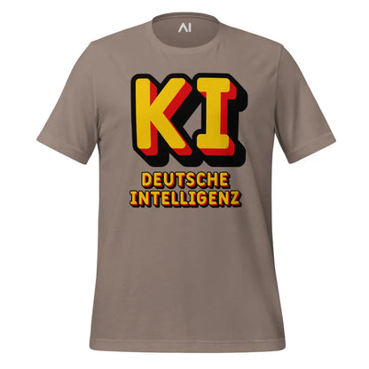 KI Deutsche Intelligenz T-Shirt (unisex) - Pebble / M