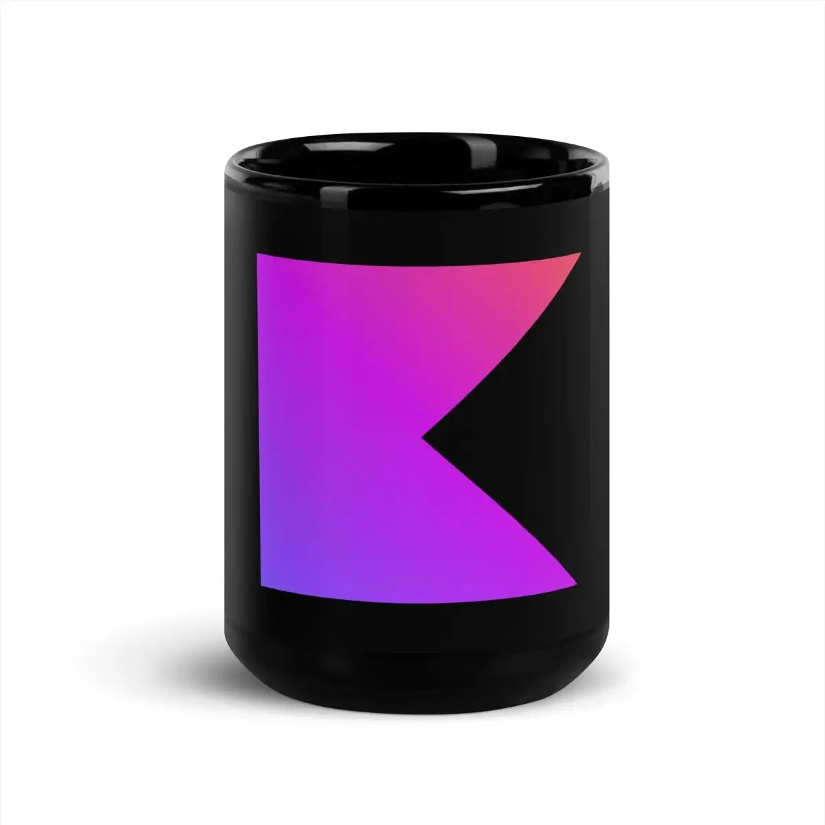 Kotlin Black Glossy Mug - 15 oz