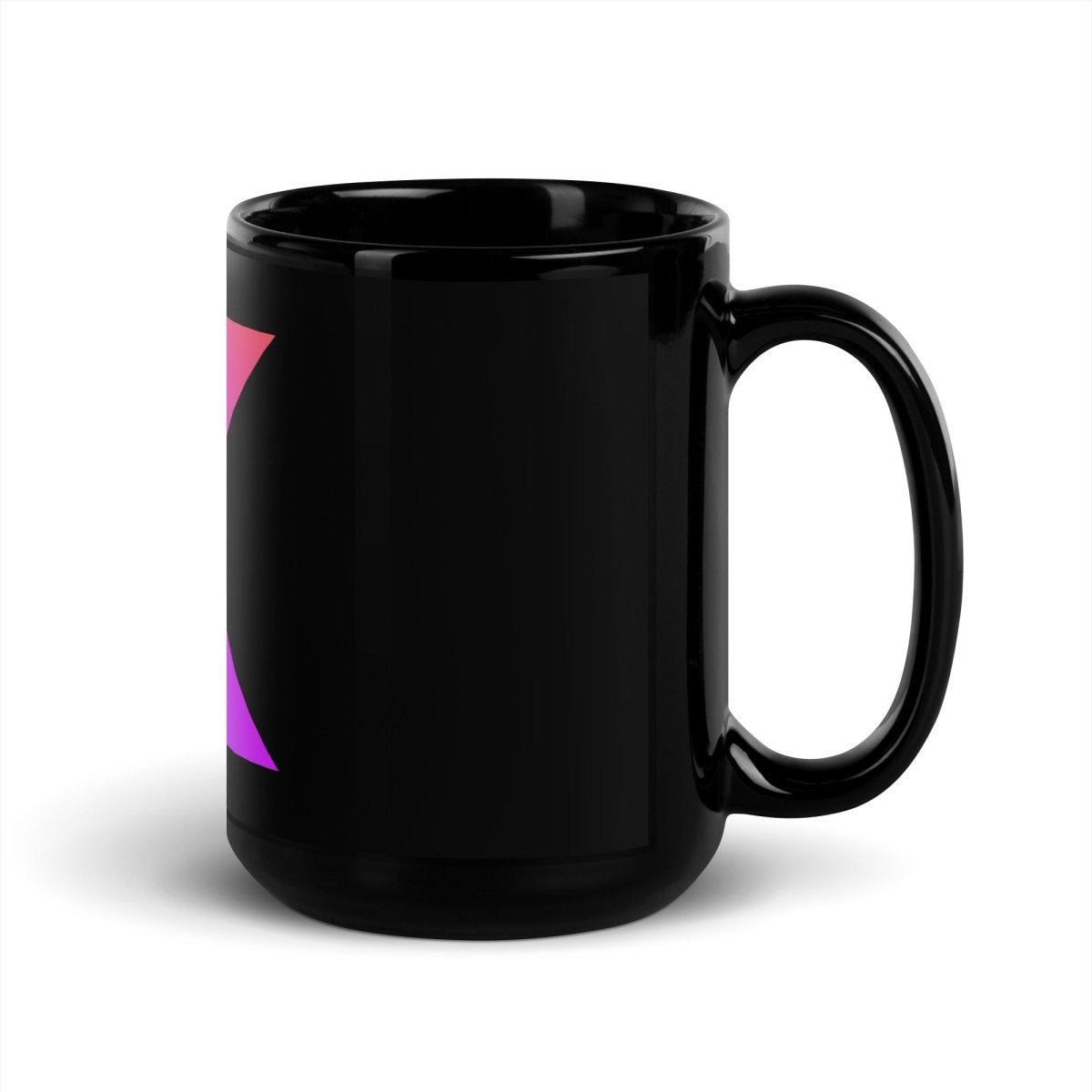 Kotlin Icon Black Glossy Mug - AI Store