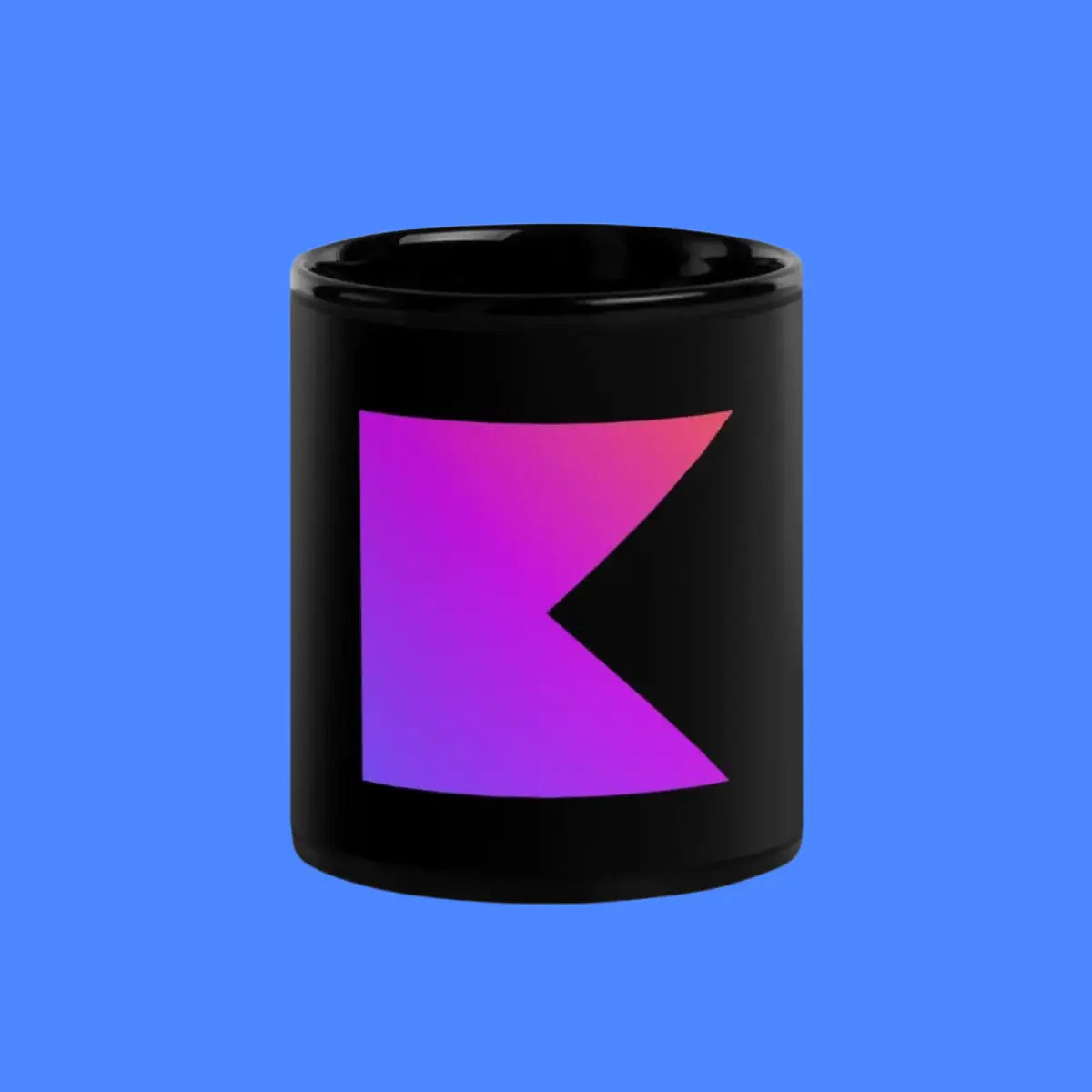 Kotlin Black Glossy Mug