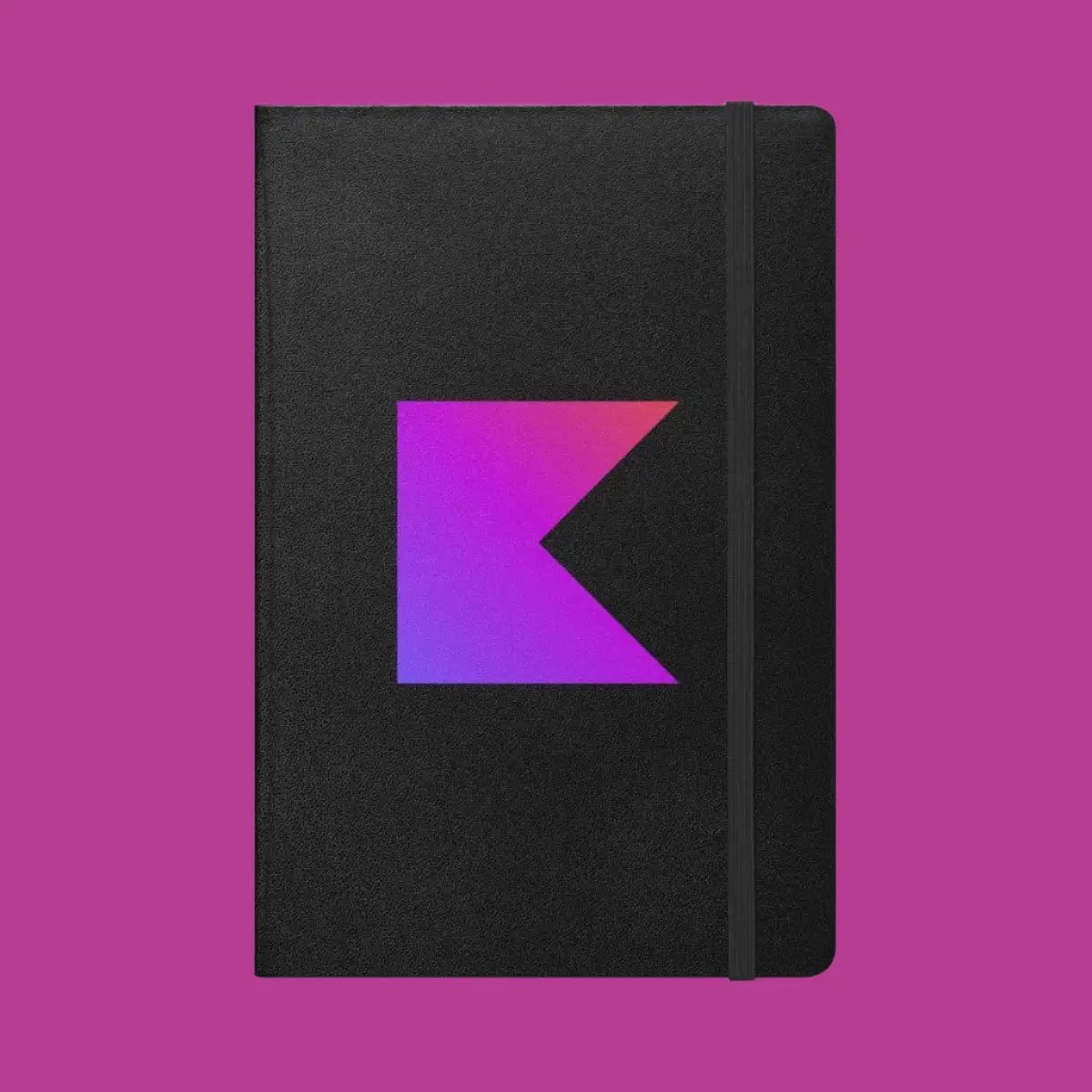 Kotlin Icon Hardcover Bound Notebook