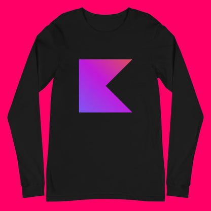 Kotlin Icon Long Sleeve T-Shirt (unisex)