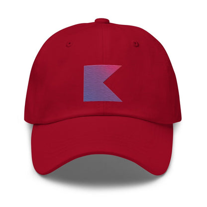 Kotlin Icon True - Color Embroidered Cap - Cranberry - AI Store