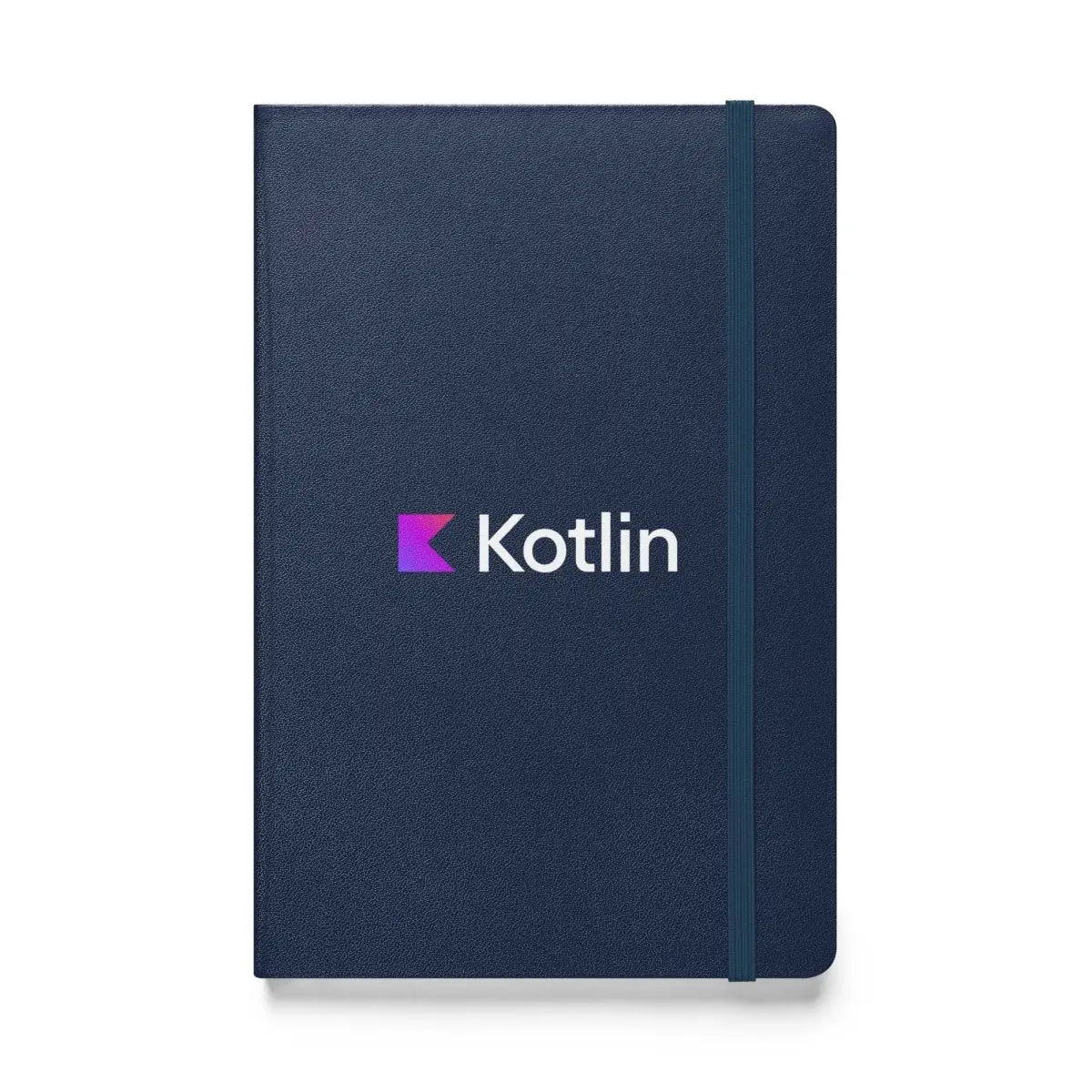 Kotlin Logo Hardcover Bound Notebook - Navy