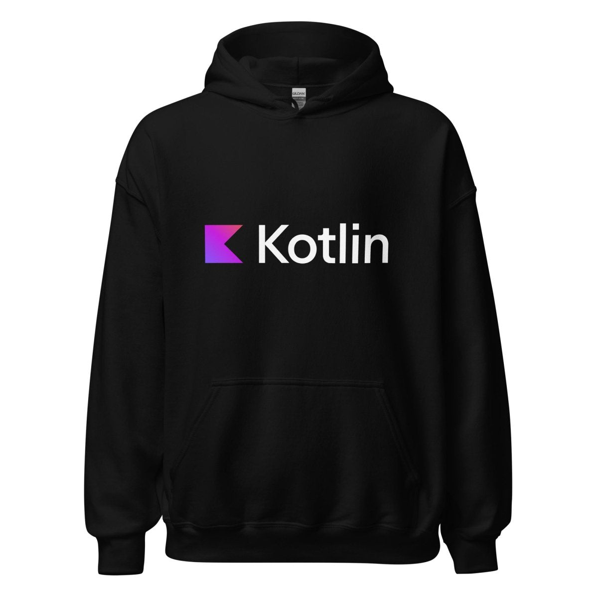 Kotlin Logo Hoodie (unisex) - Black - AI Store