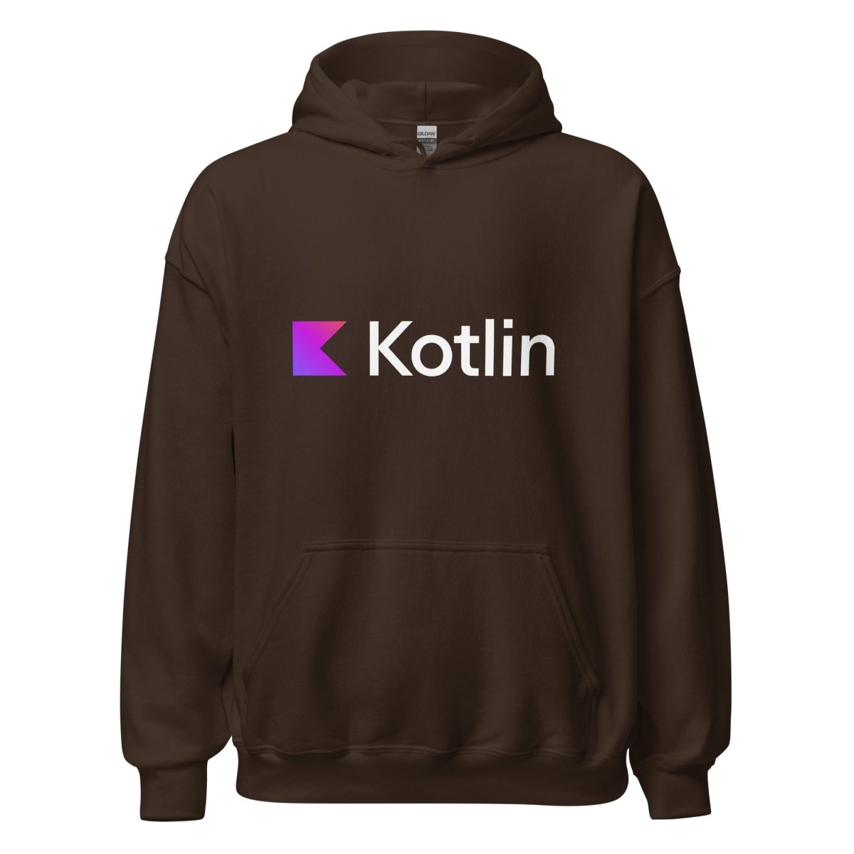 Kotlin Logo Hoodie (unisex) - Dark Chocolate - AI Store