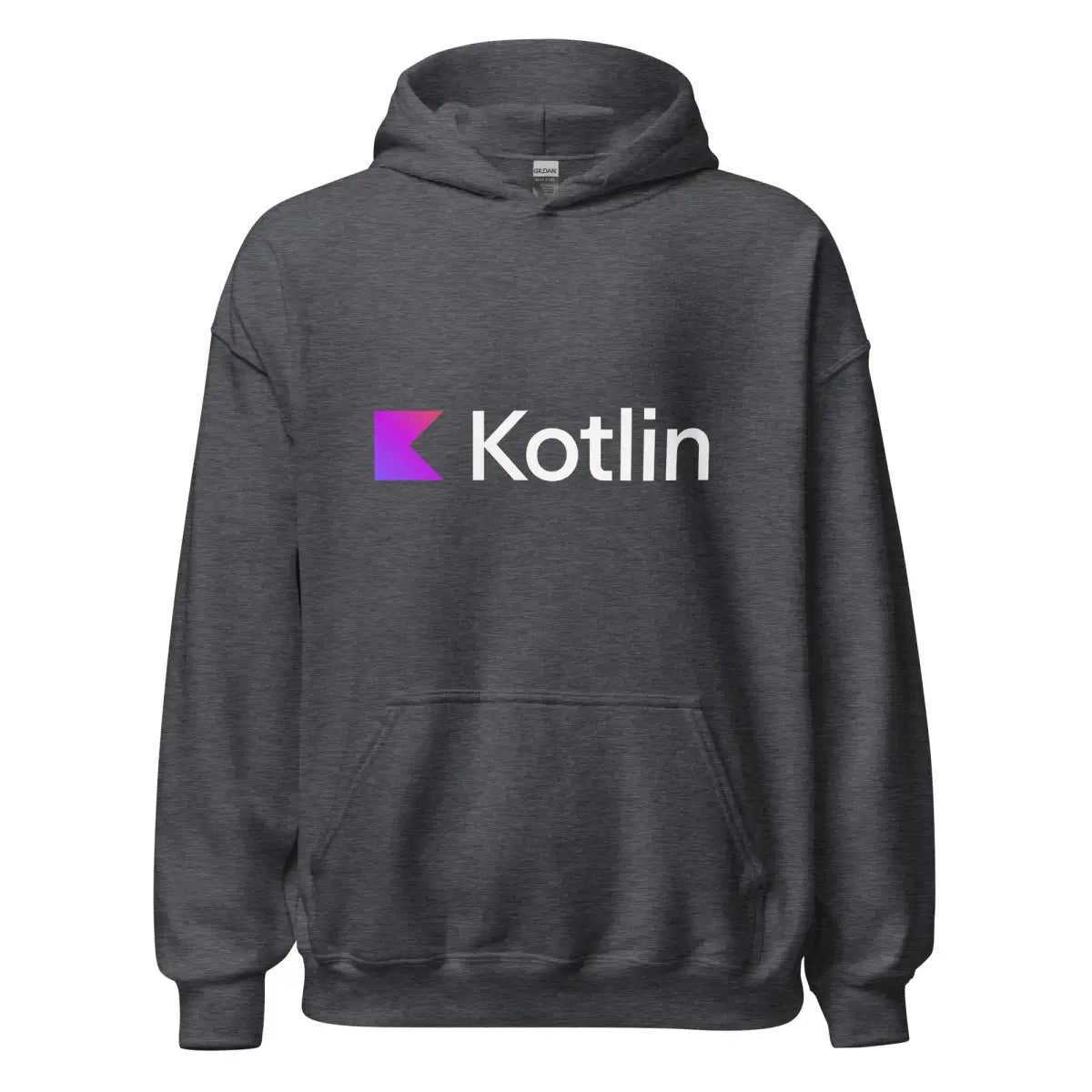 Kotlin Logo Hoodie (unisex) - Dark Heather / M