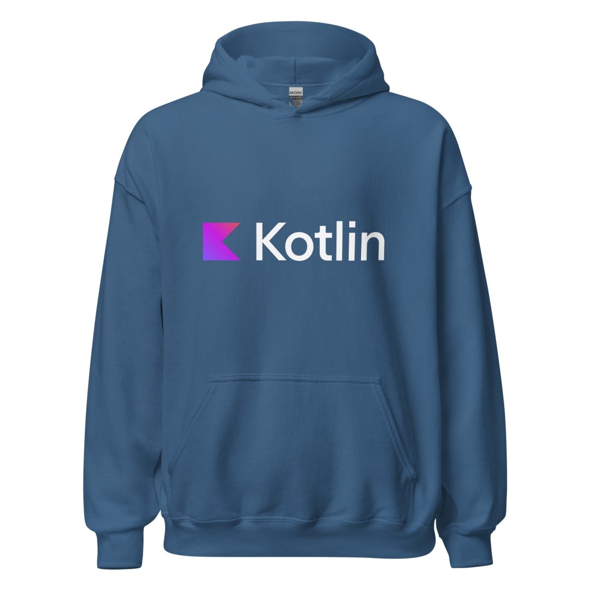 Kotlin Logo Hoodie (unisex) - Indigo Blue - AI Store