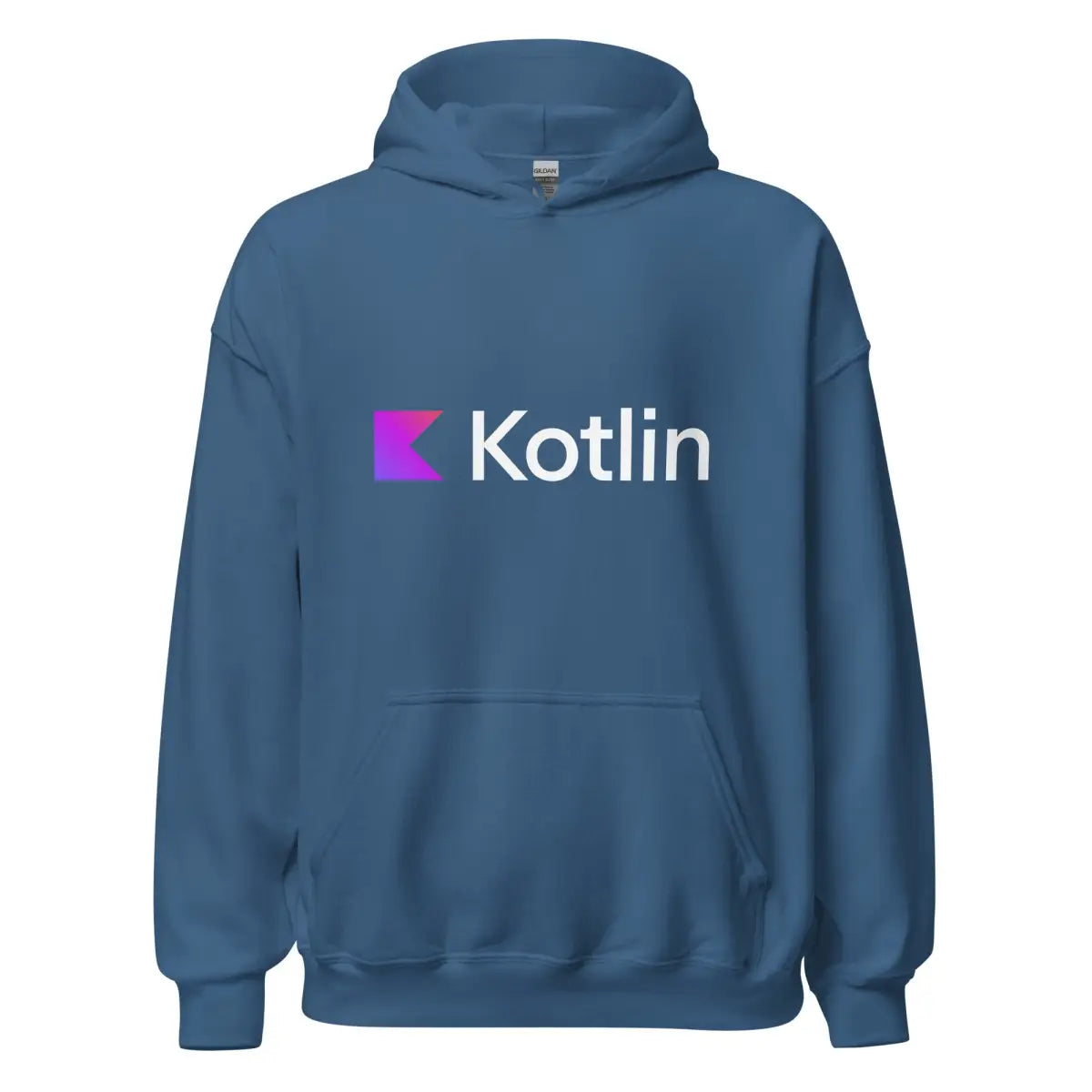 Kotlin Logo Hoodie (unisex) - Indigo Blue / M