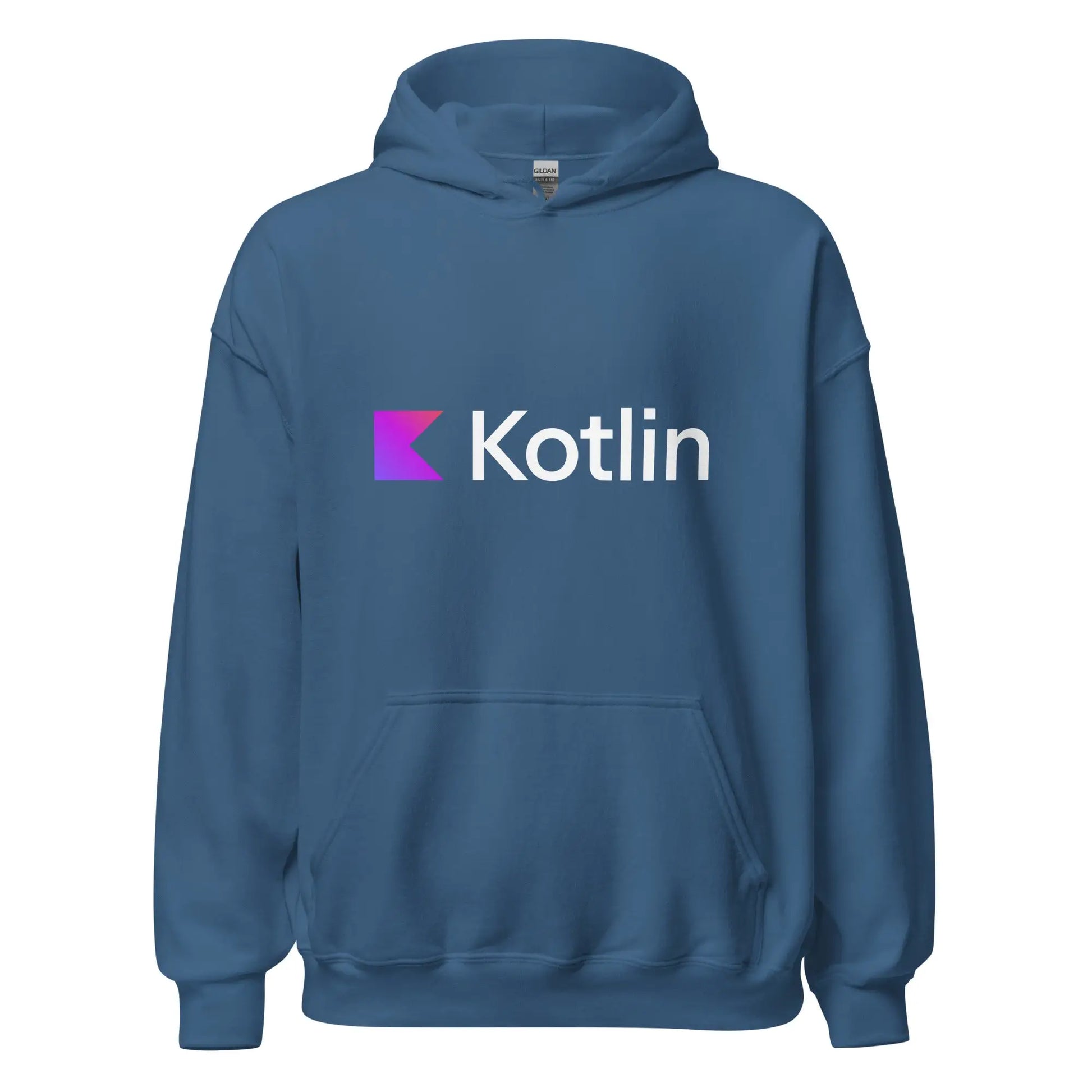 Kotlin Logo Hoodie (unisex) - Indigo Blue / M