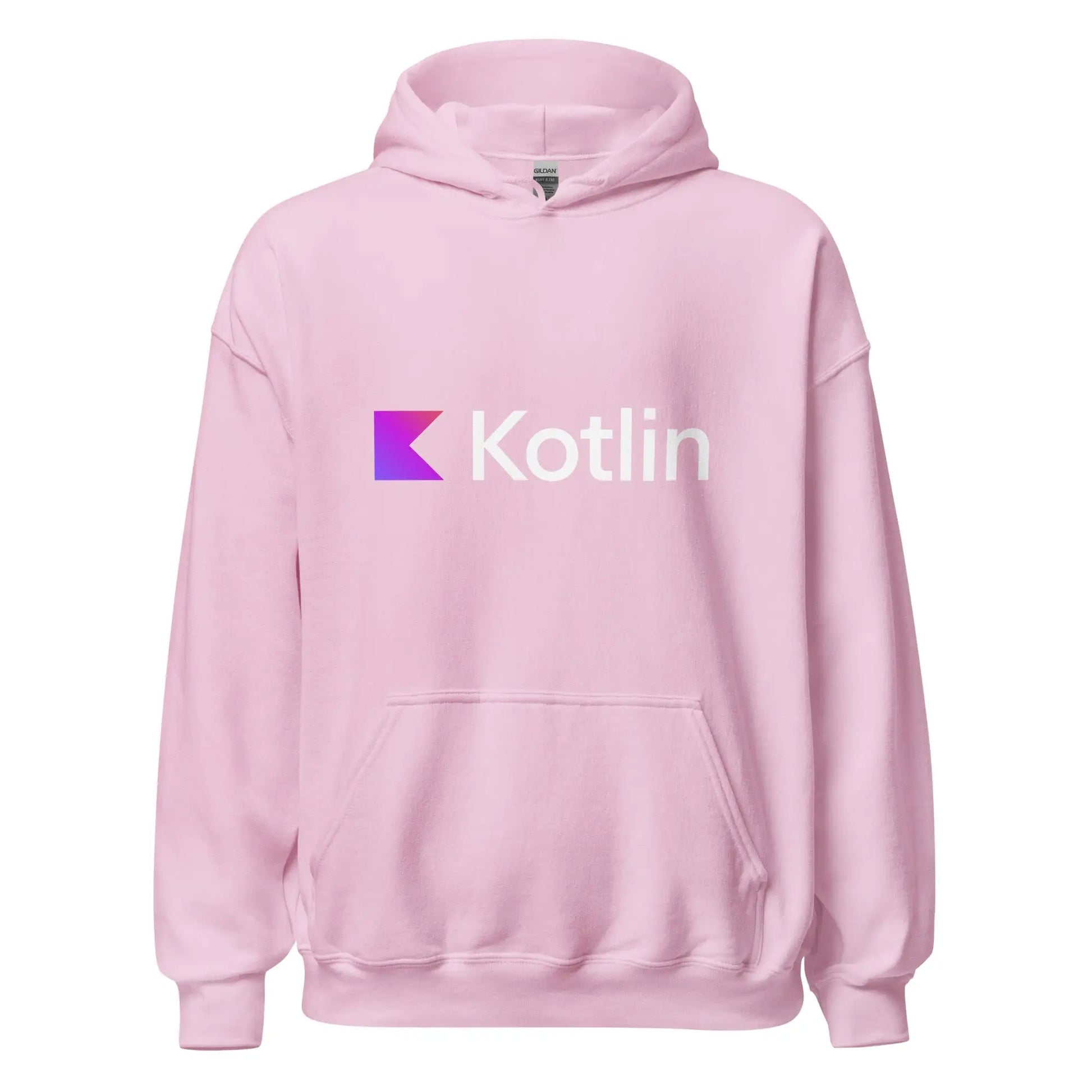 Kotlin Logo Hoodie (unisex) - Light Pink / M