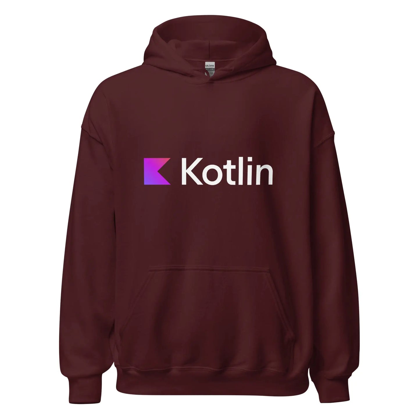 Kotlin Logo Hoodie (unisex) - Maroon / M