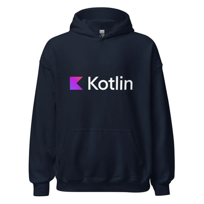 Kotlin Logo Hoodie (unisex) - Navy / M