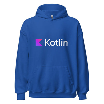 Kotlin Logo Hoodie (unisex) - Royal - AI Store