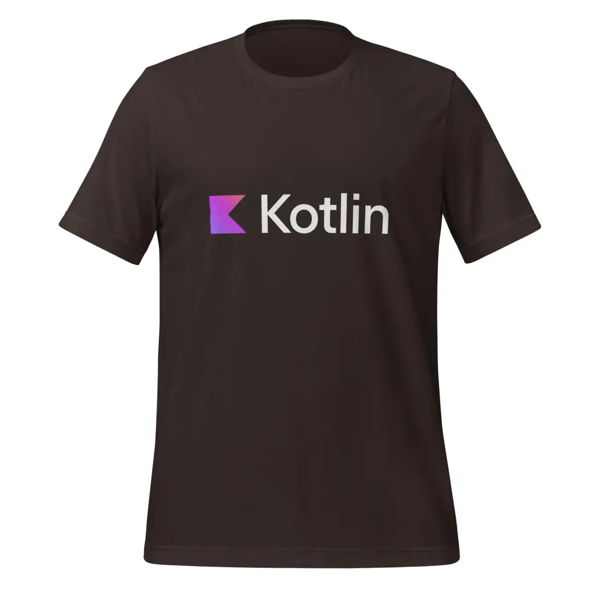 Kotlin Logo T-Shirt (unisex) - Brown / M