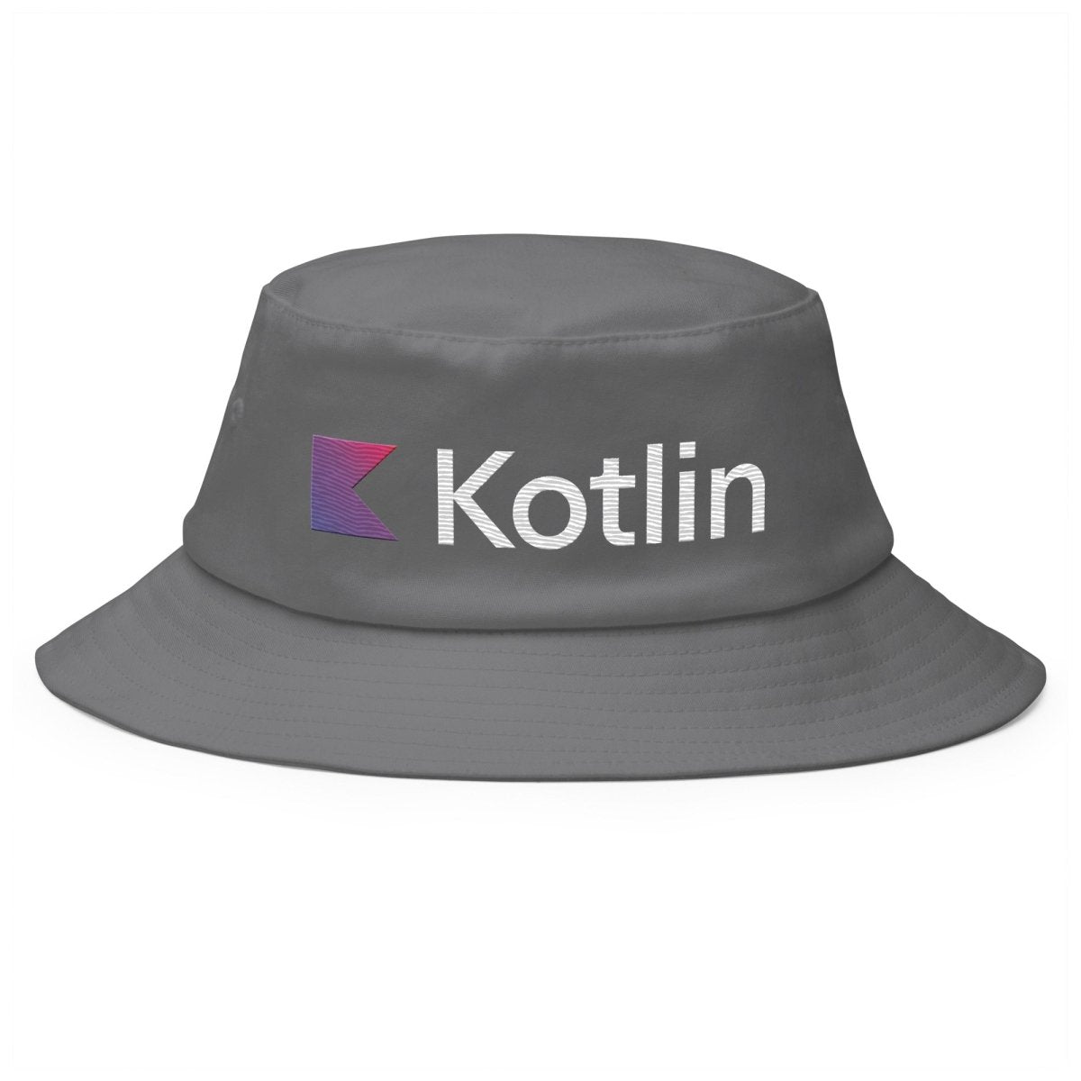 Kotlin Logo True-Color Embroidered Bucket Hat - AI Store