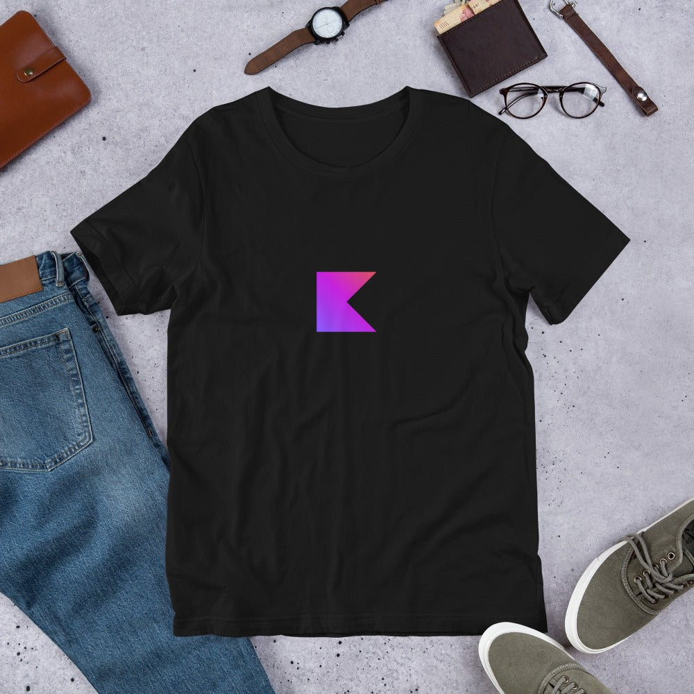 Kotlin Tiny Icon T-Shirt (unisex) - Black - AI Store