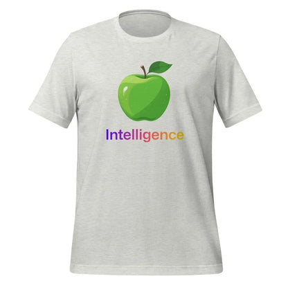 Large Apple + Intelligence T-Shirt (unisex) - Ash / M