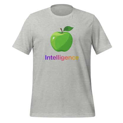 Large Apple + Intelligence T-Shirt (unisex) - Athletic Heather - AI Store